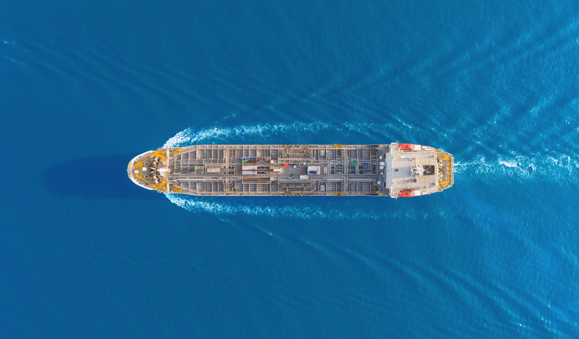 anonymous tanker travelling at speed