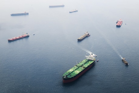 ships on sea