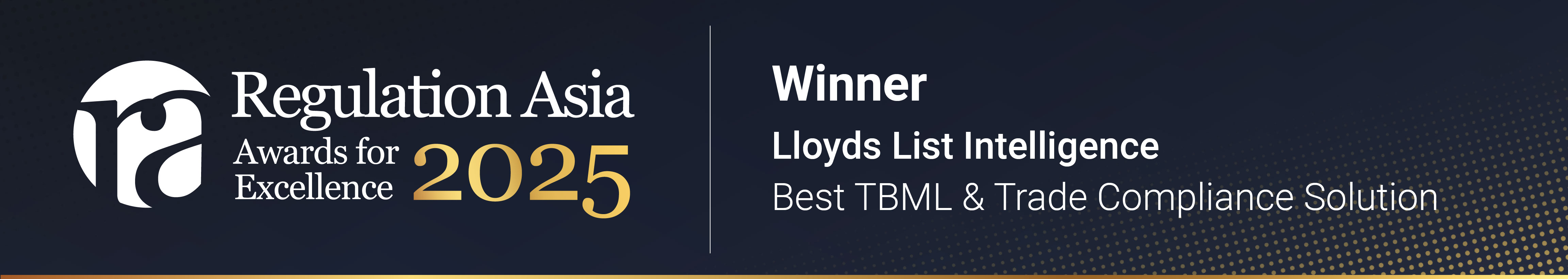 RAA25LogoLloyds List IntelligenceBest TBML Trade Compliance SolutionH