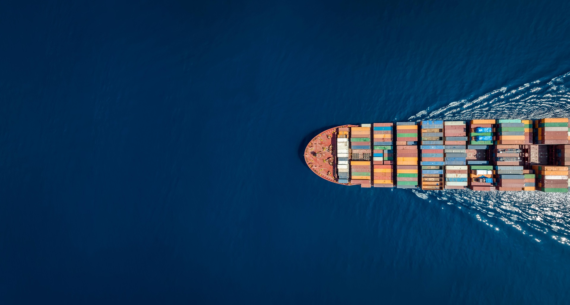 ship in blue sea