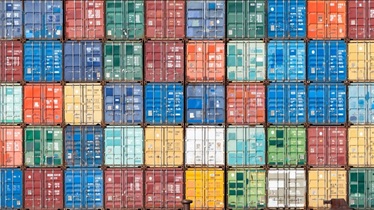 grid of containers