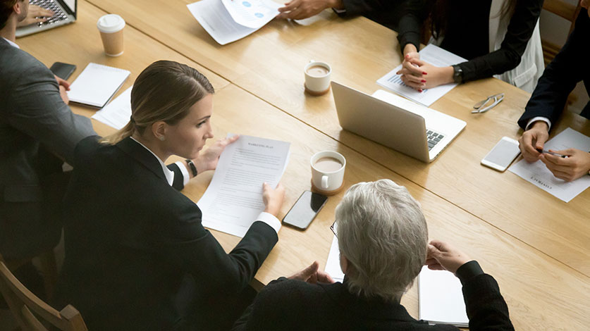 legal people having a meeting