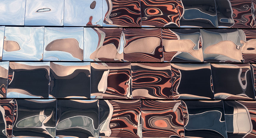 abstract metal panels