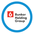 Company logo of Bunker Holding Group with blue border