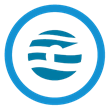 Company logo of Gale Force with blue border